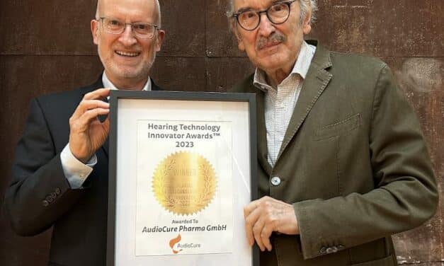 AudioCure Pharma Awarded for Therapeutic Small Molecule for Hearing Loss